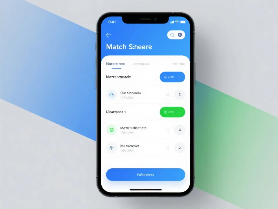 下载后在手机上设置赛程提醒的界面示意图